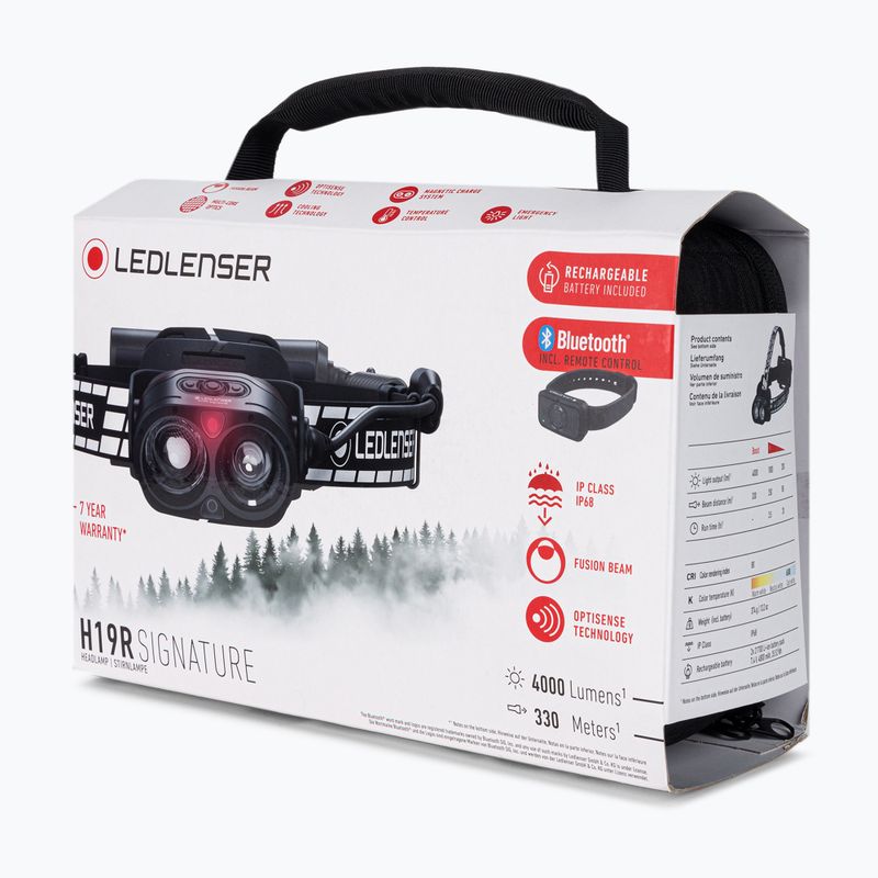 Lampada frontale Ledlenser H19R Signature nera