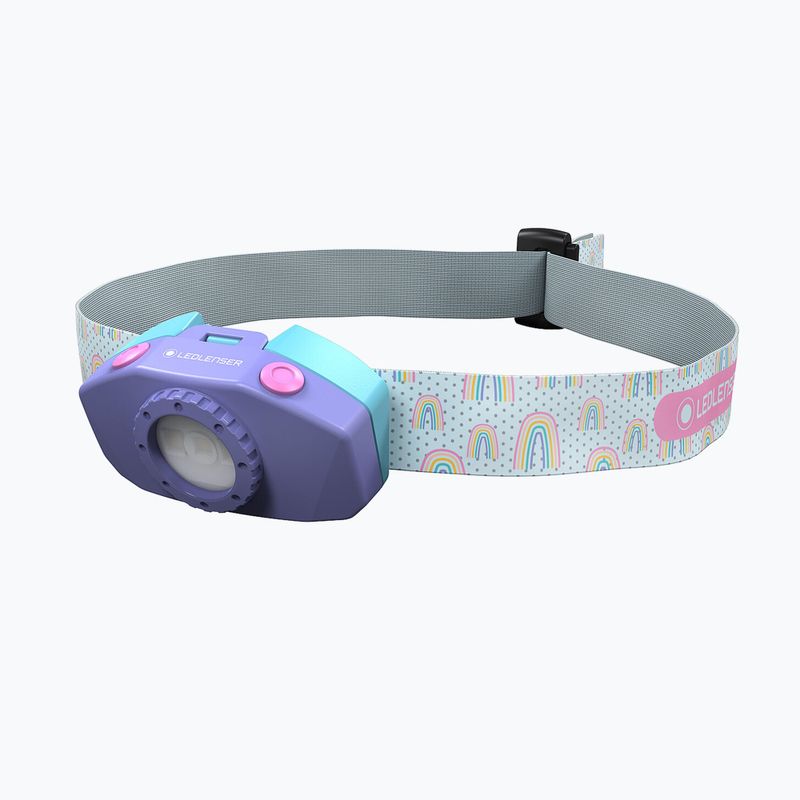 Lampada frontale Ledlenser KidLed 2 Box viola