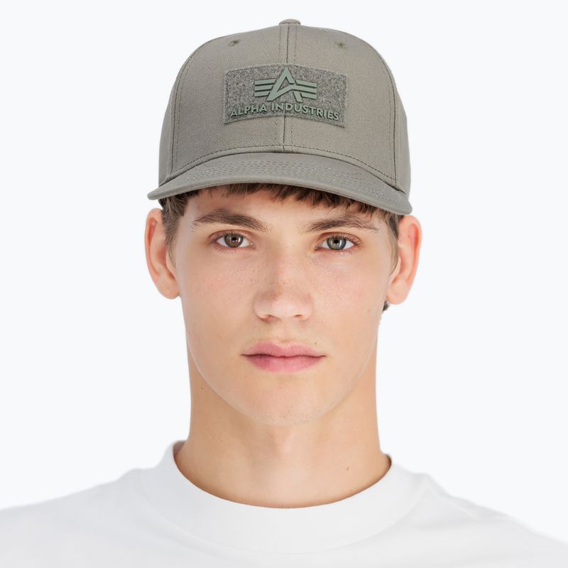 Berretto da baseball Alpha Industries VLC da uomo verde scuro 3