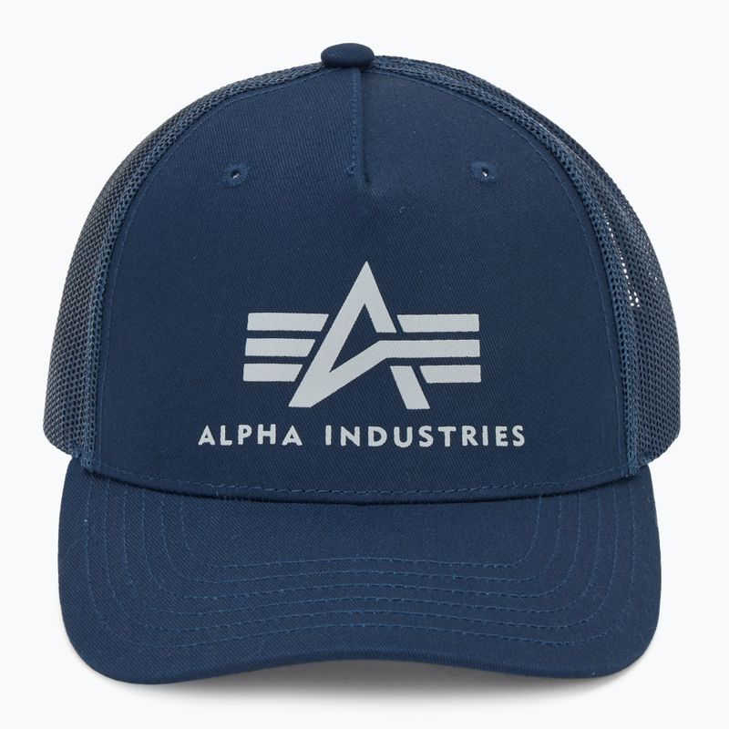 Alpha Industries Basic Trucker, berretto da baseball da uomo, rep. blu 2