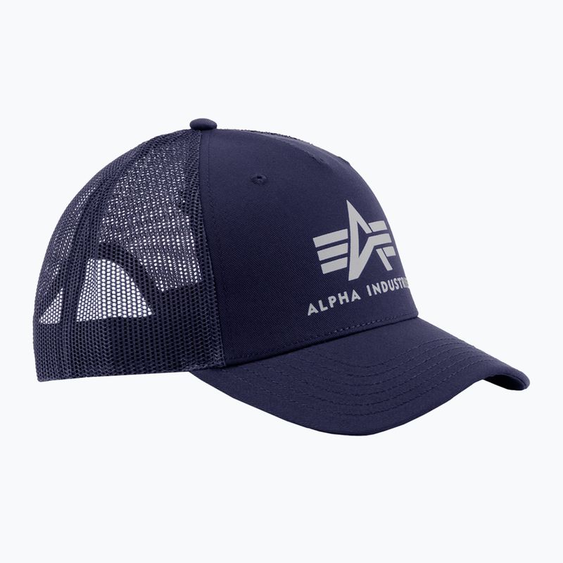Alpha Industries Basic Trucker, berretto da baseball da uomo, rep. blu