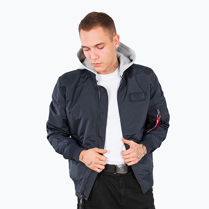 Alpha Industries giacca da uomo MA-1 TT Two Tone Hood rep.blue