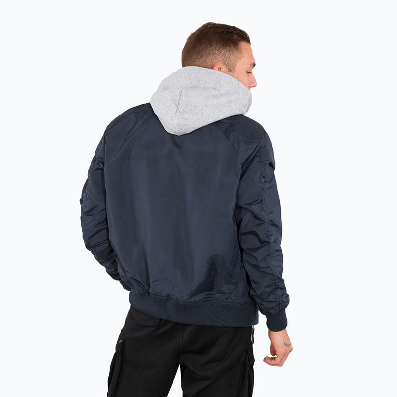 Alpha Industries giacca da uomo MA-1 TT Two Tone Hood rep.blue 3