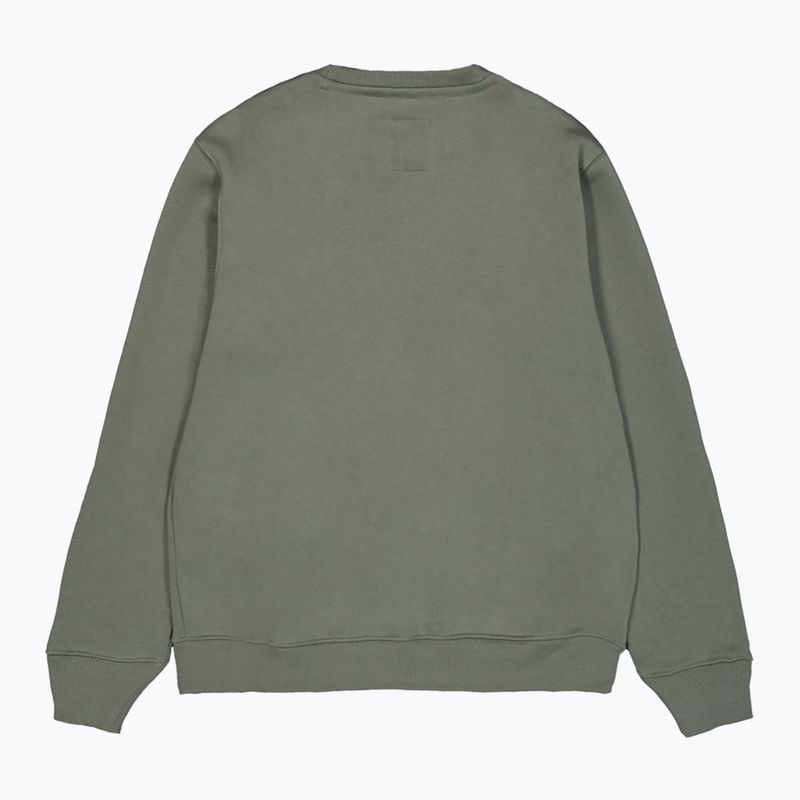 Alpha Industries felpa Basic oliva scuro da uomo 8