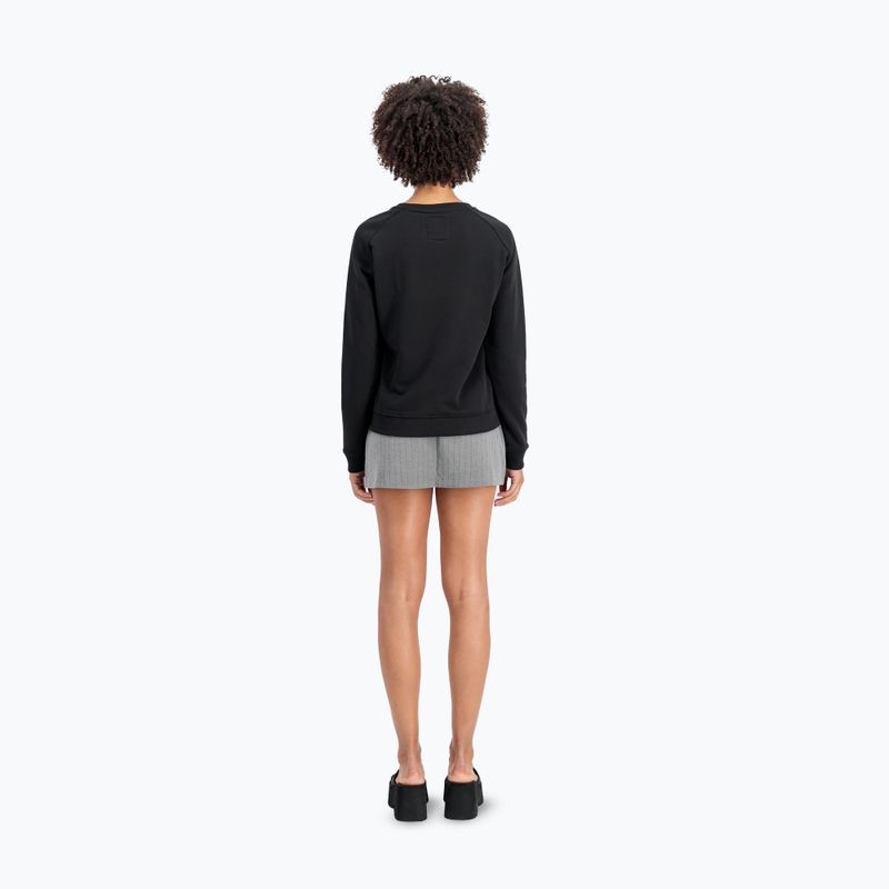 Felpa Alpha Industries da donna New Basic nero 3