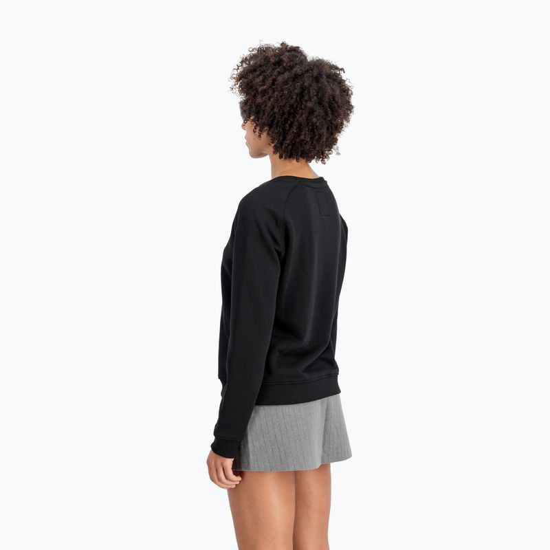 Felpa Alpha Industries da donna New Basic nero 4