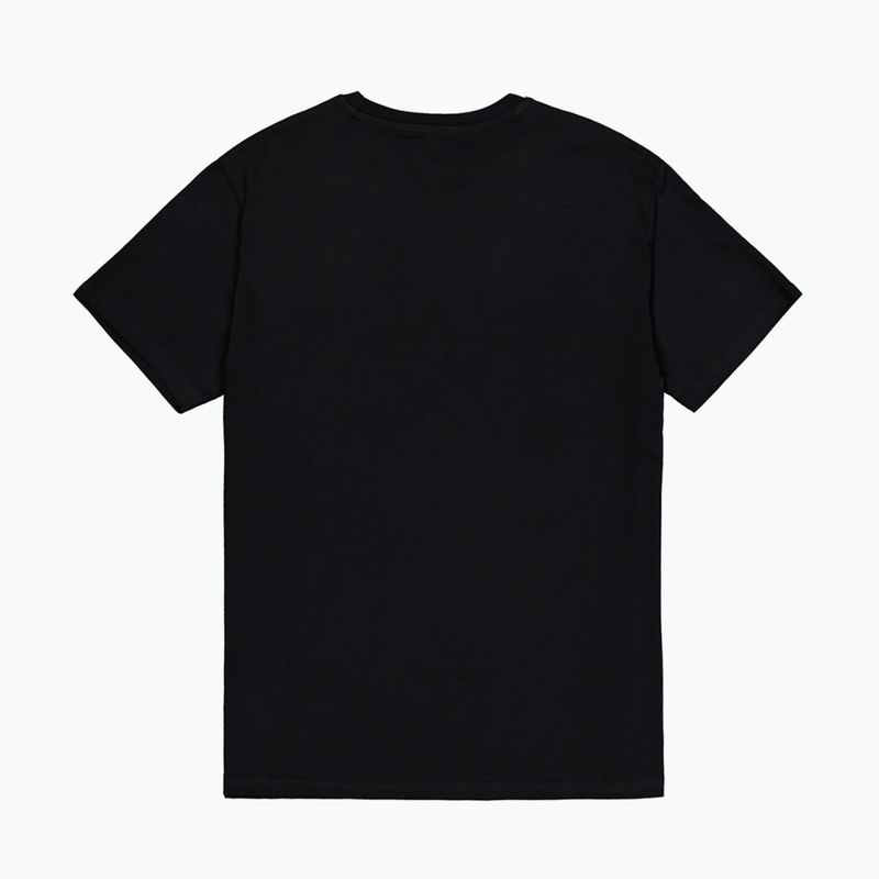Alpha Industries Basic Small Logo T-shirt uomo nero/arancio neon 6