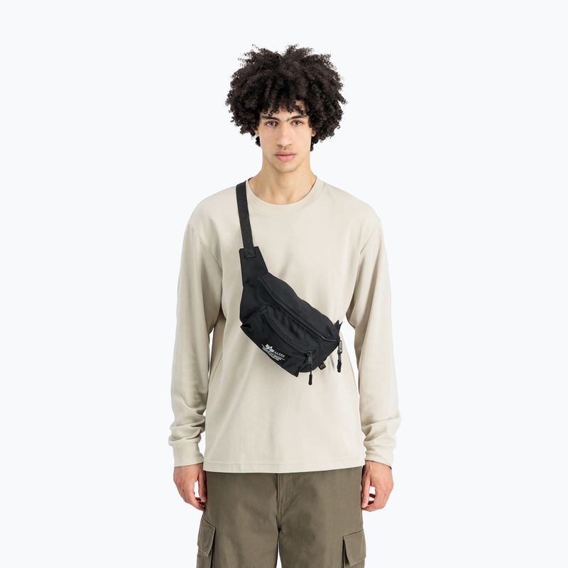 Alpha Industries Marsupio Big Waist nero 4