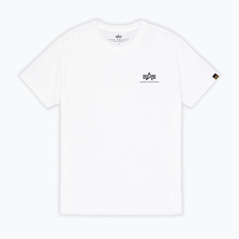 Maglietta Alpha Industries da uomo Backprint bianco 8
