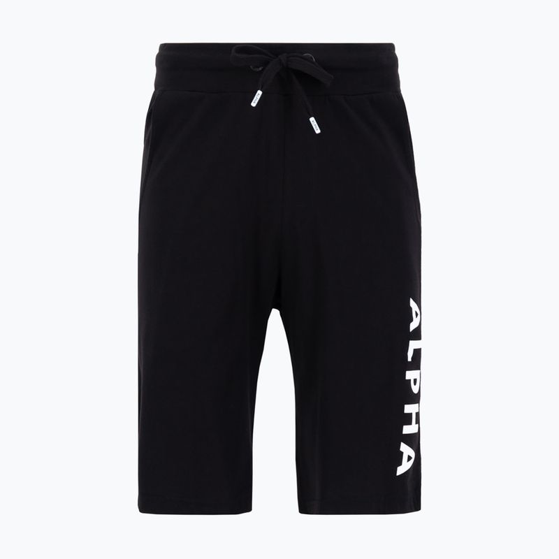 Maglia Alpha Industries da uomo corta nera