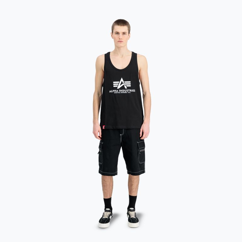 Alpha Industries Basic Tank Body Building t-shirt uomo nero 2