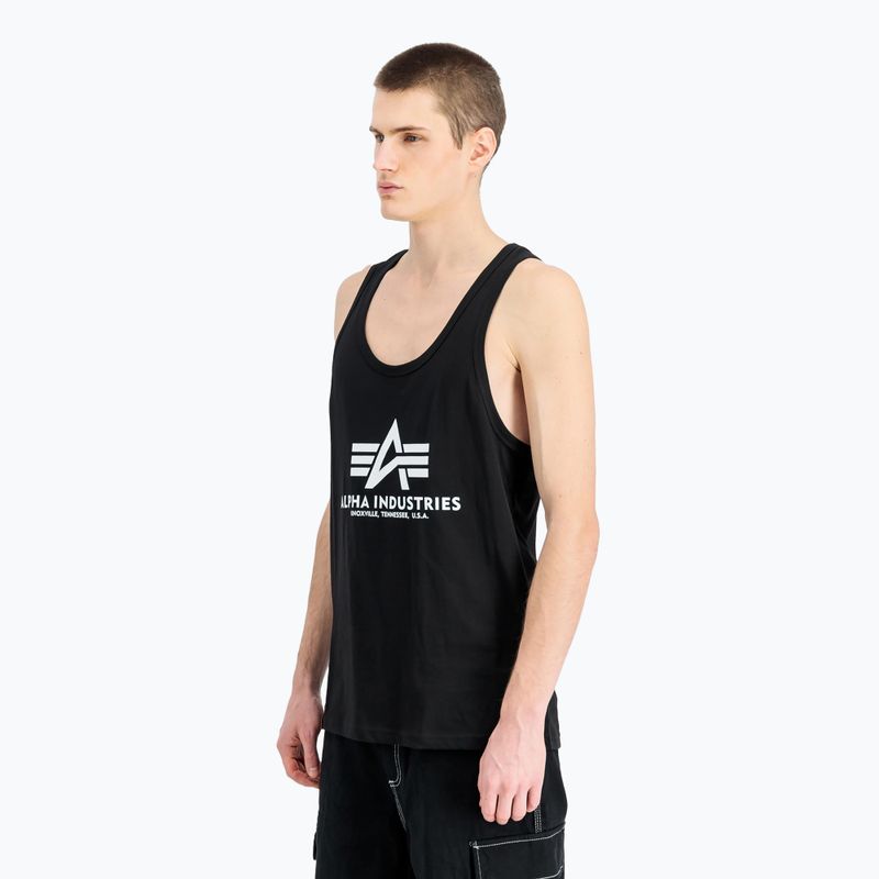 Alpha Industries Basic Tank Body Building t-shirt uomo nero 3