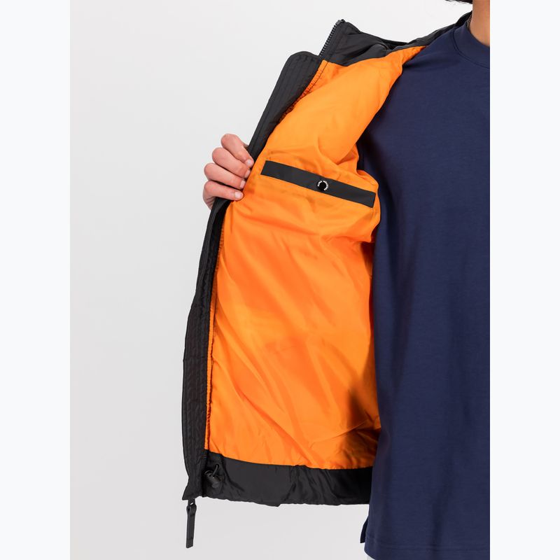 Alpha Industries Uomo Giacca con cappuccio in finto piumino nero 6
