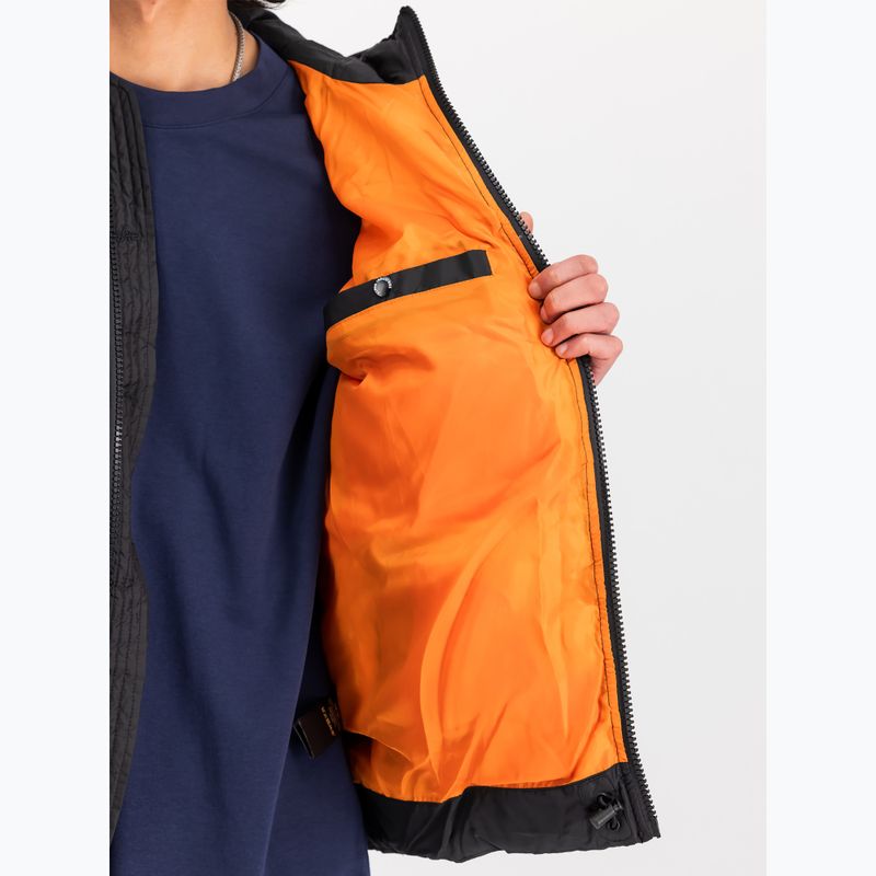 Alpha Industries Uomo Giacca con cappuccio in finto piumino nero 7