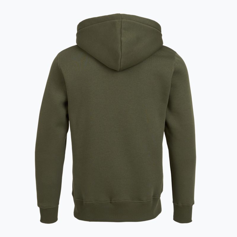 Felpa Alpha Industries Basic Zip SL da uomo, oliva scuro 2