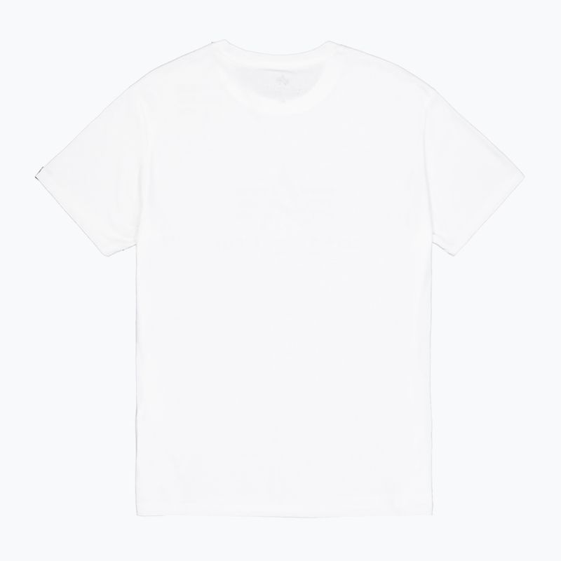 T-shirt Alpha Industries Basic Mid Logo uomo bianco 8