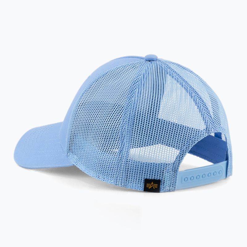 Cappello da baseball Alpha Industries Basic Trucker da uomo blu chiaro 2