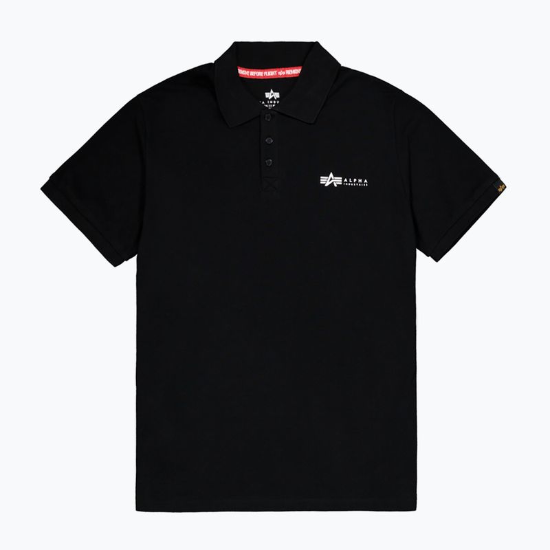 Maglietta Alpha Industries Basic Polo Small Logo Uomo nero 6