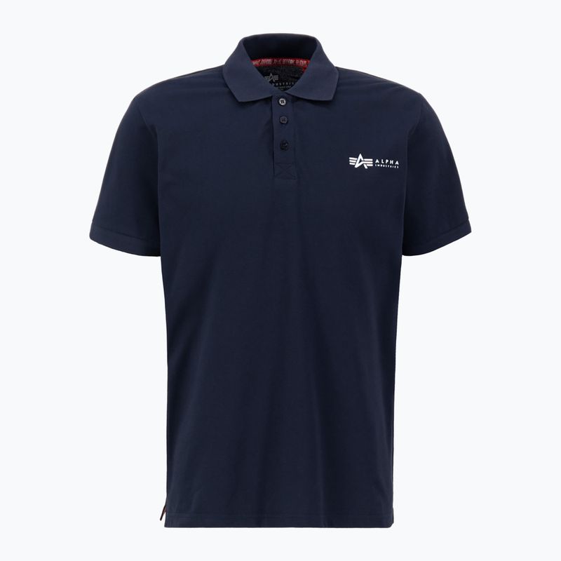 Alpha Industries Basic Polo Small Logo T-shirt replica uomo blu 2