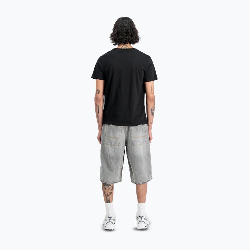 T-shirt Alpha Industries Basic da uomo (2 pezzi) nero 3