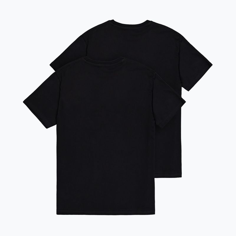 T-shirt Alpha Industries Basic da uomo (2 pezzi) nero 8