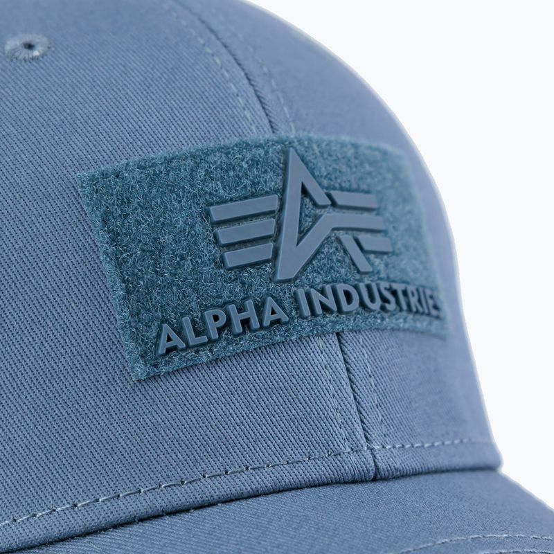 Alpha Industries berretto da baseball da uomo VLC grigio-blu 3