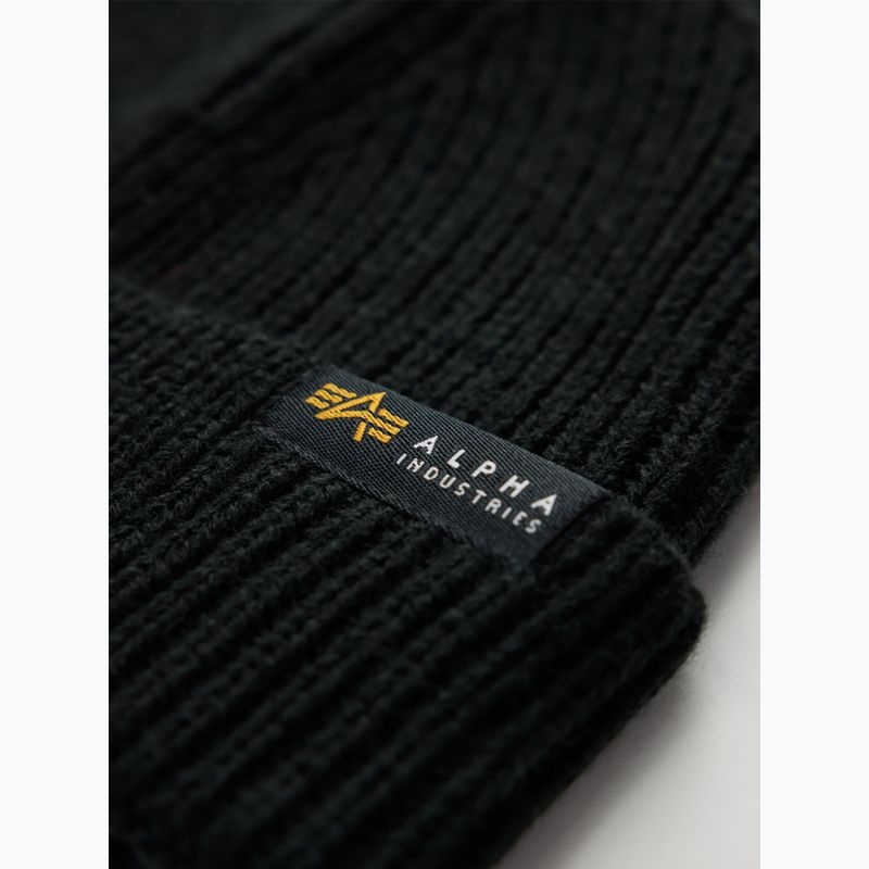 Alpha Industries Dockers Beanie nero 3