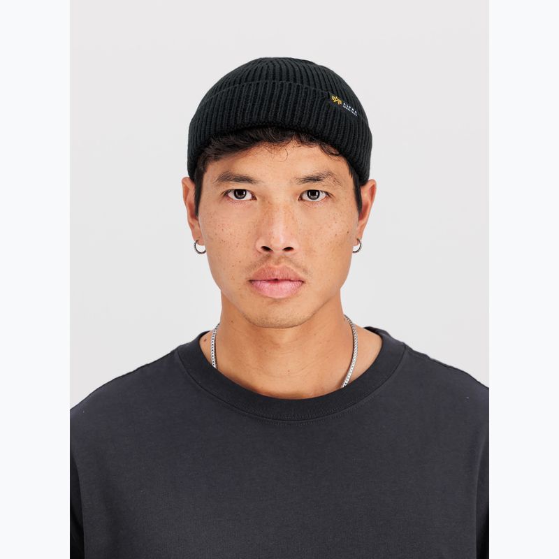 Alpha Industries Dockers Beanie nero 4