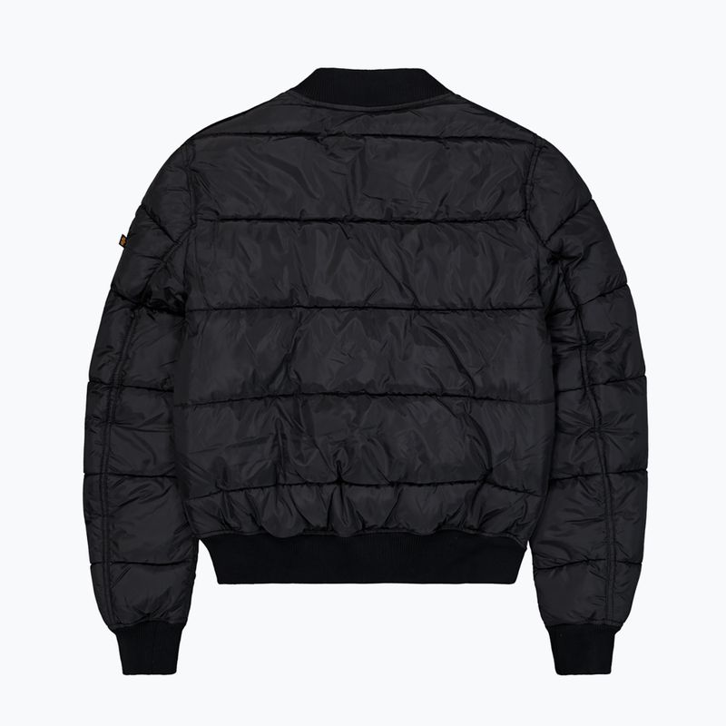 Uomo Alpha Industries MA-1 Puffer Bomber nero 8