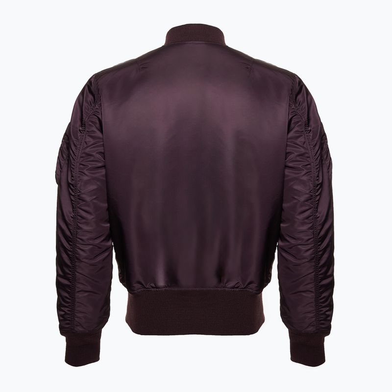 Giacca Alpha Industries MA-1 Heritage plum da uomo 2