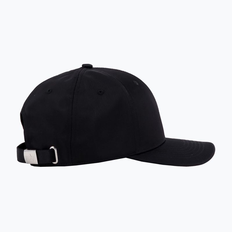 Alpha Industries Metal Label rep cappellino da baseball nero/argento metallizzato 3