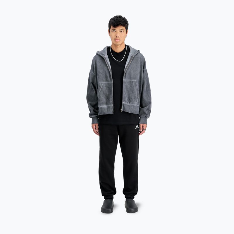 Pantaloni Alpha Industries Basic Small Logo II Jogger da uomo, nero 2