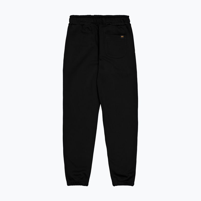 Pantaloni Alpha Industries Basic Small Logo II Jogger da uomo, nero 13
