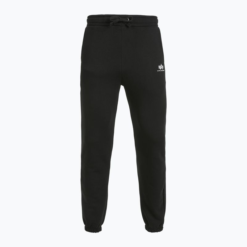 Pantaloni Alpha Industries Basic Small Logo II Jogger da uomo, nero 8
