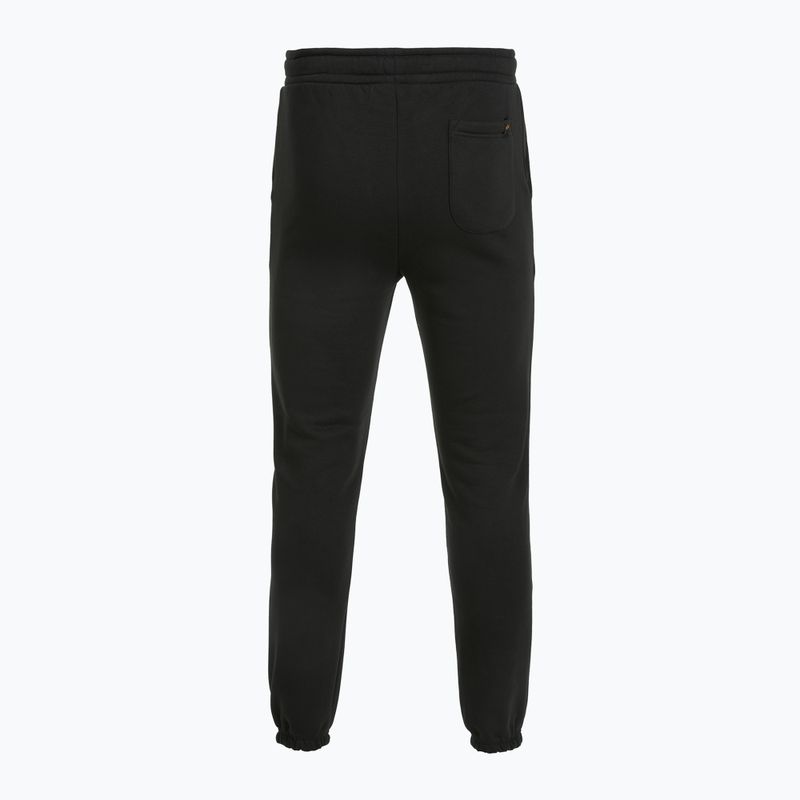 Pantaloni Alpha Industries Basic Small Logo II Jogger da uomo, nero 9