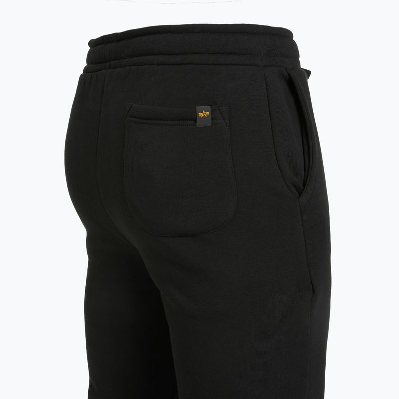Pantaloni Alpha Industries Basic Small Logo II Jogger da uomo, nero 11