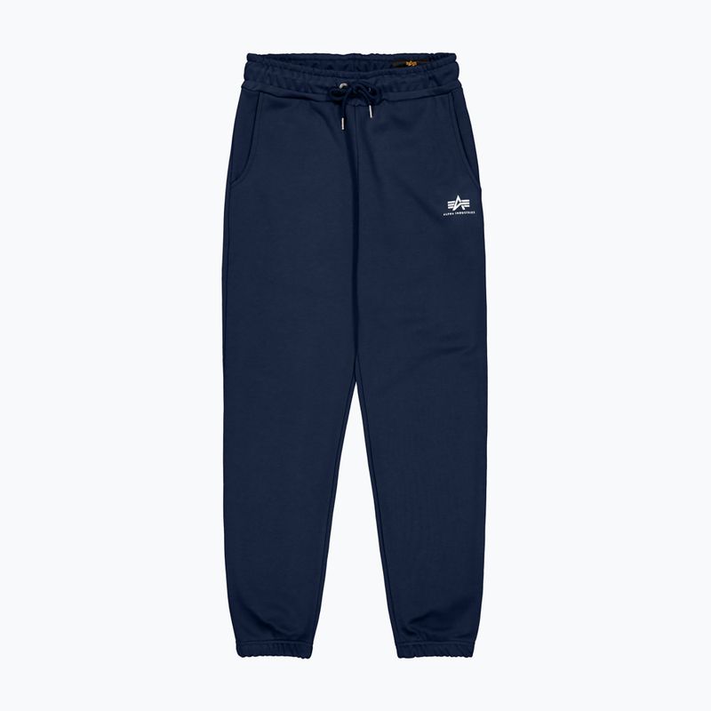 Alpha Industries pantaloni Basic Small Logo II Jogger da uomo ultra navy 12