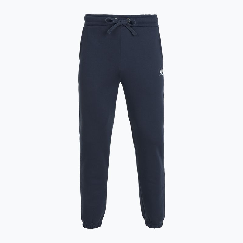 Alpha Industries pantaloni Basic Small Logo II Jogger da uomo ultra navy 8