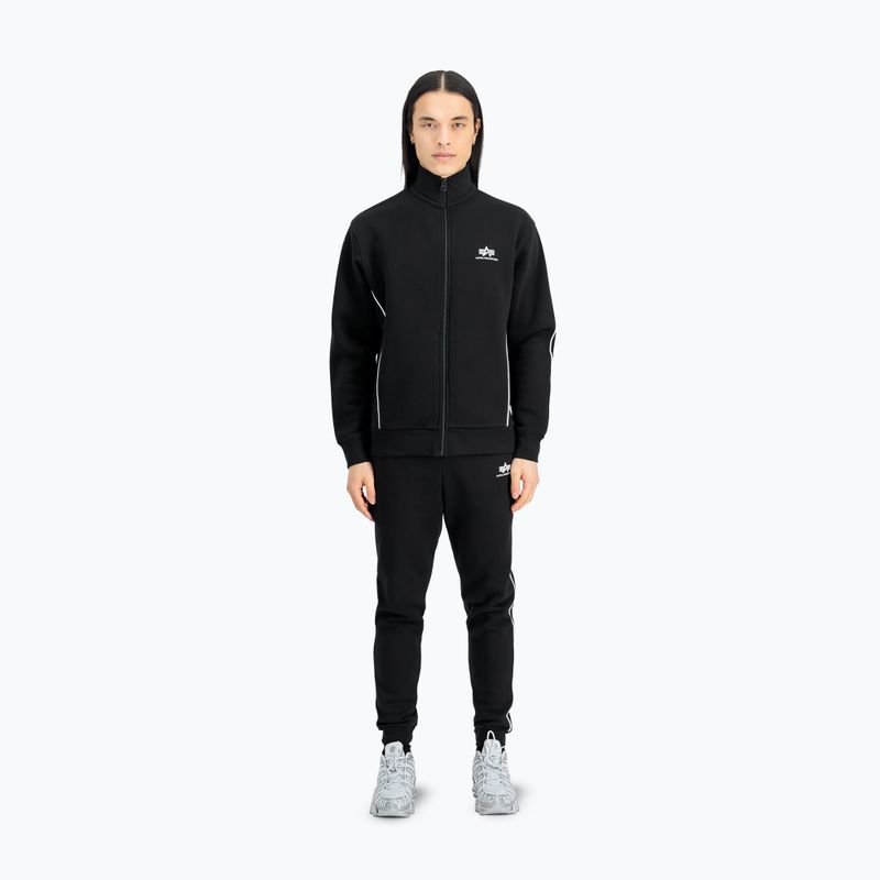 Pantaloni Track Small Logo Jogger Alpha Industries da uomo, nero 2
