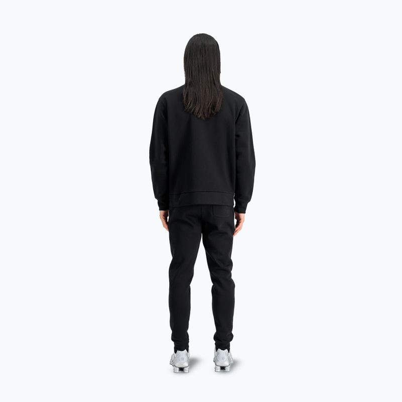 Pantaloni Track Small Logo Jogger Alpha Industries da uomo, nero 4