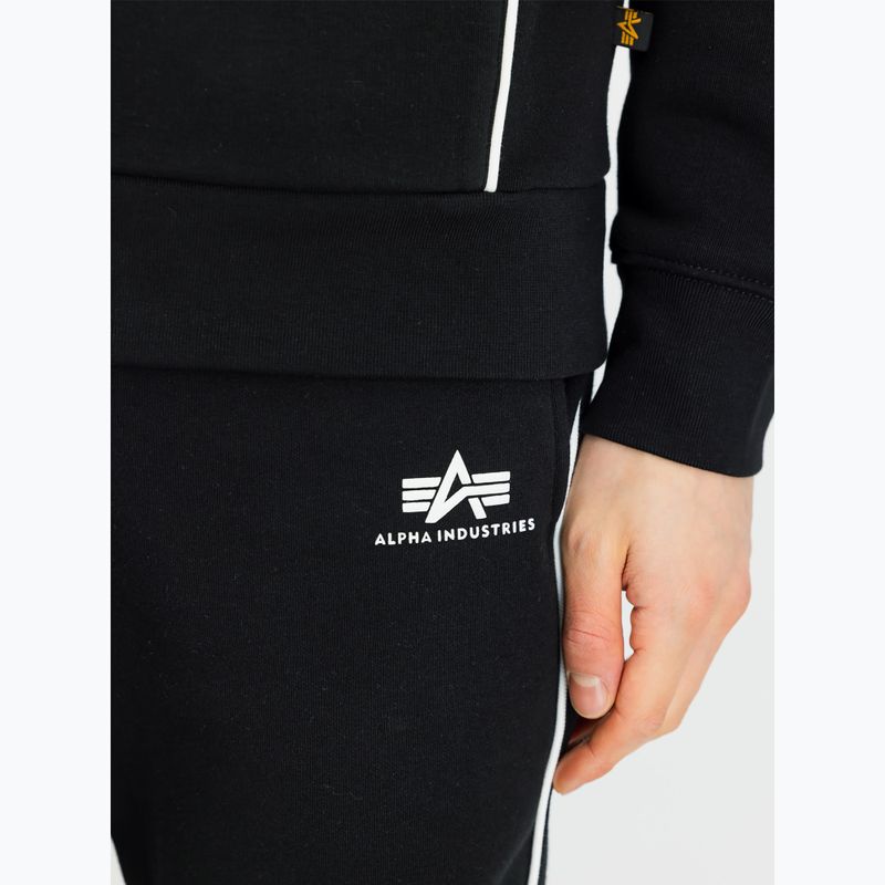 Pantaloni Track Small Logo Jogger Alpha Industries da uomo, nero 5