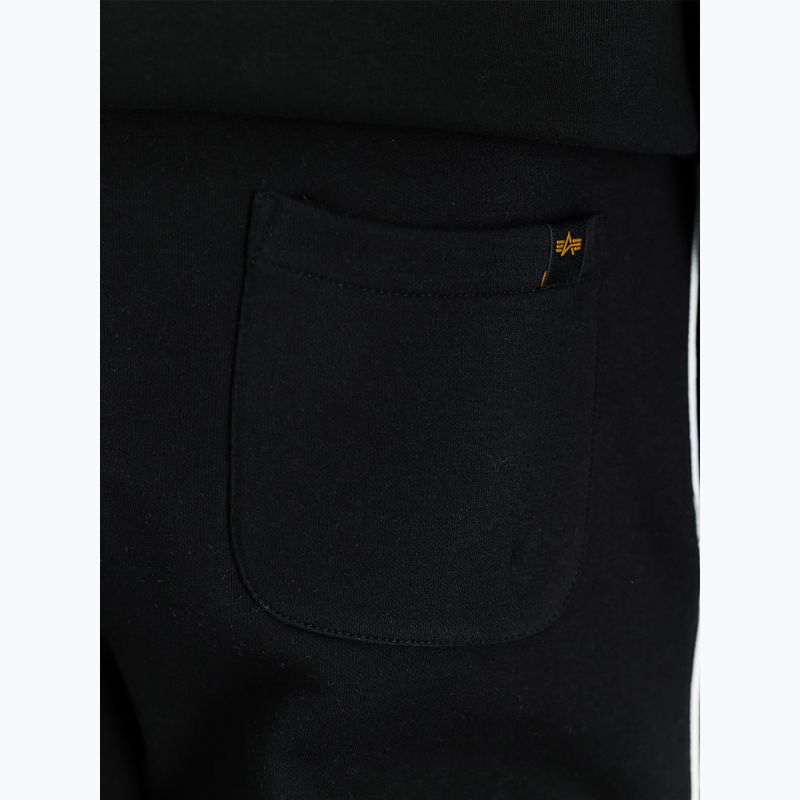 Pantaloni Track Small Logo Jogger Alpha Industries da uomo, nero 6
