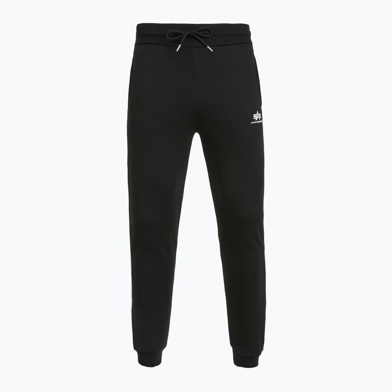 Pantaloni Track Small Logo Jogger Alpha Industries da uomo, nero 7