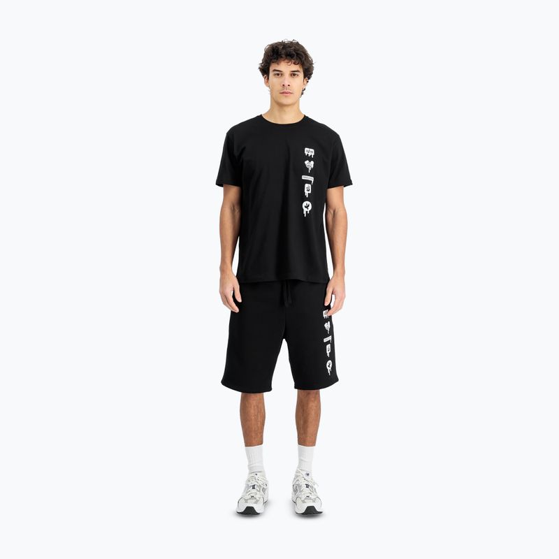 Pantaloncini Alpha Industries Freedom Jogger balck da uomo 2