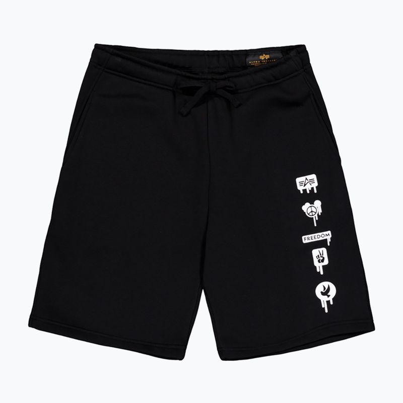 Pantaloncini Alpha Industries Freedom Jogger balck da uomo 7