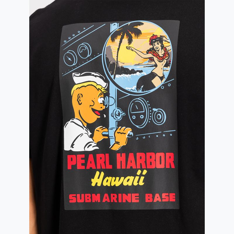 Alpha Industries - T-shirt da uomo con stampa posteriore Pearl Harbor - nero 6