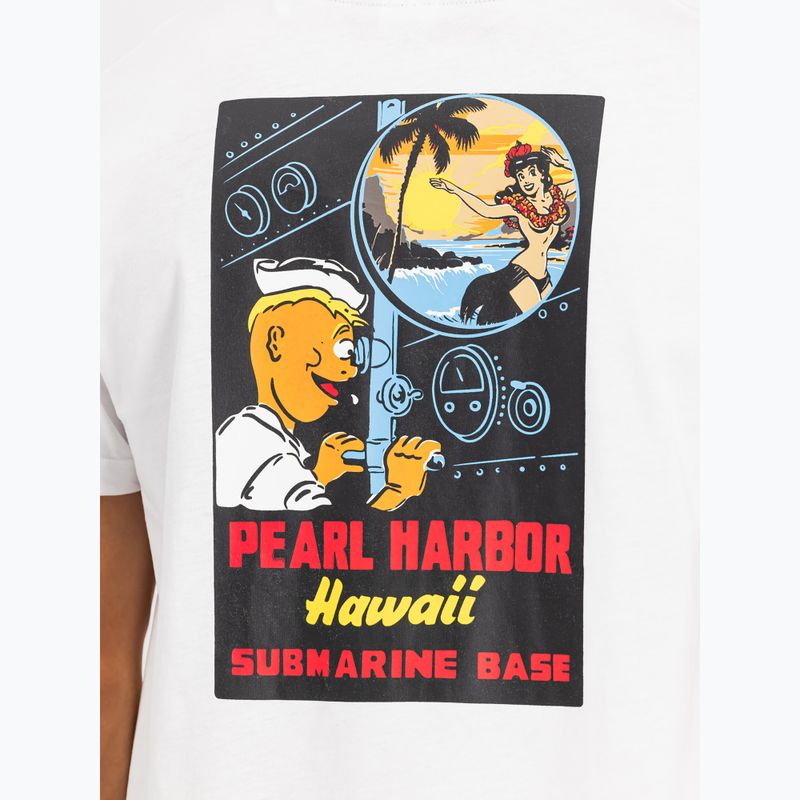 Alpha Industries - T-shirt da uomo con stampa posteriore Pearl Harbor - bianco 4