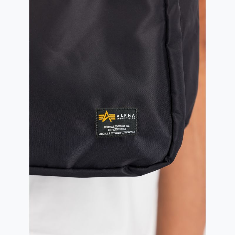 Zaino urbano Alpha Industries Crew 18 l nero 5