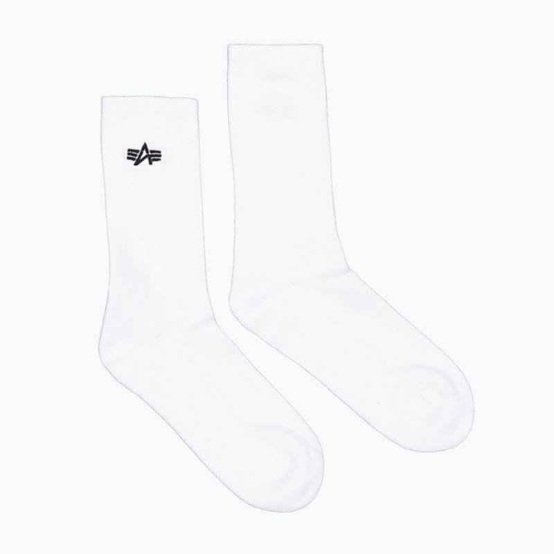 Alpha Industries calze da uomo Basic 3 paia bianco 2