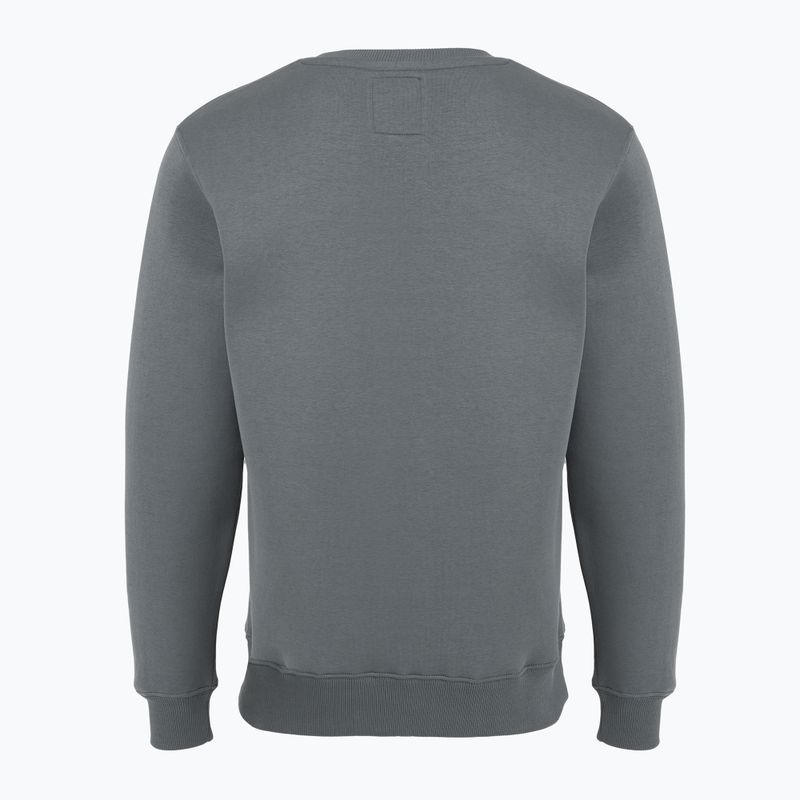 Felpa da uomo Alpha Industries Basic Small Logo in denim blu 6